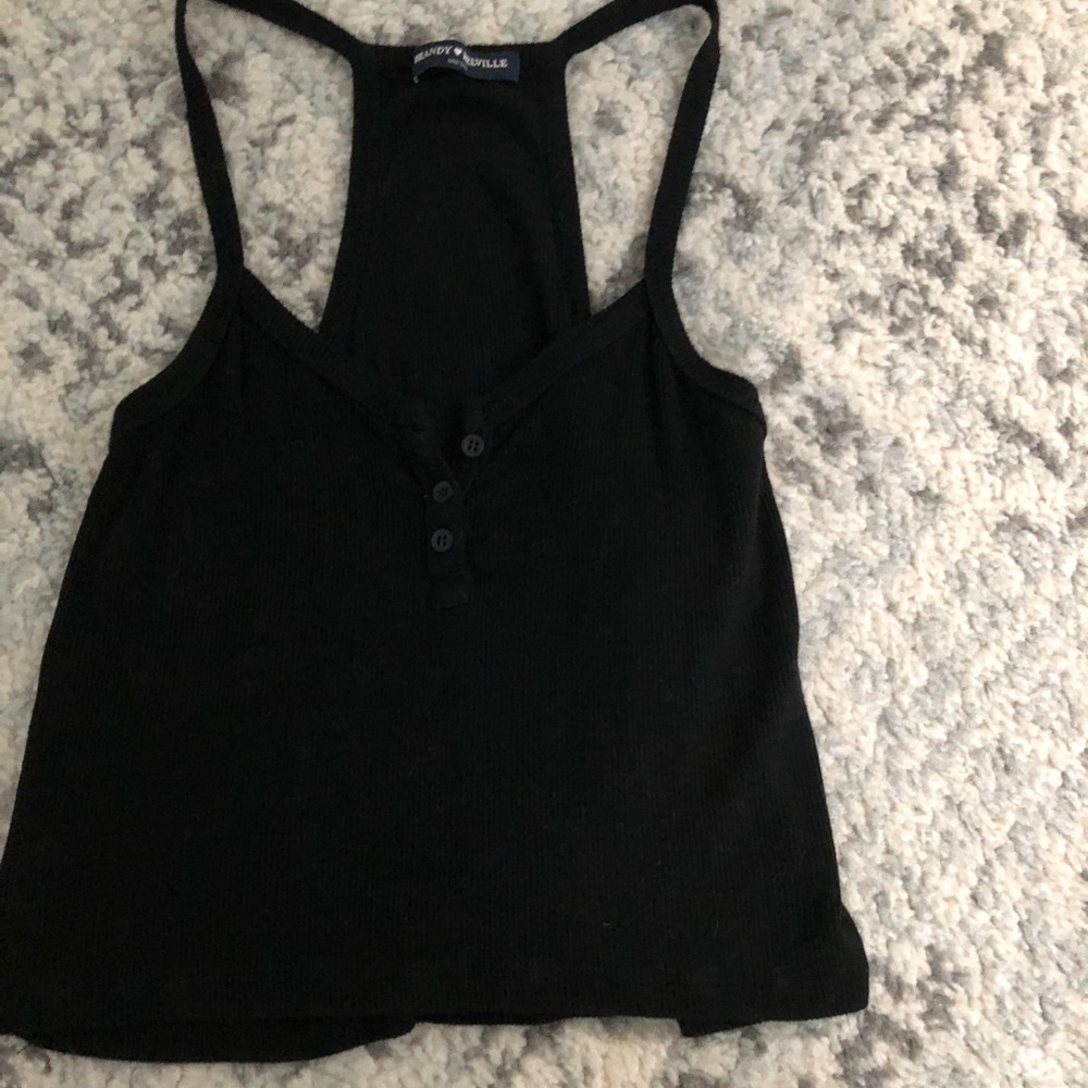Black tank top